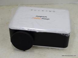 (R2) SHOW LIGHTS BLUETOOTH MULTI-FUNCTION WINDOW PROJECTOR WITH 10 AMAZING SHOWS FOR HALLOWEEN,
