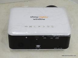 (R2) SHOW LIGHTS BLUETOOTH MULTI-FUNCTION WINDOW PROJECTOR WITH 10 AMAZING SHOWS FOR HALLOWEEN,