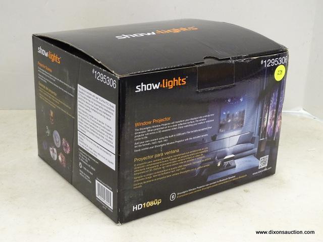 (R2) SHOW LIGHTS BLUETOOTH MULTI-FUNCTION WINDOW PROJECTOR WITH 10 AMAZING SHOWS FOR HALLOWEEN,