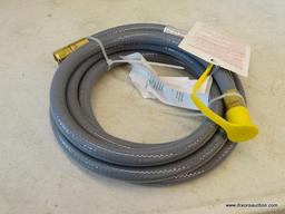 (WINDOW) CHAR-BROIL GAS HOSE; 10 FT PROPANE/NATURAL GAS HOSE WITH QUICK-CONNECT. HAS 3/8 IN