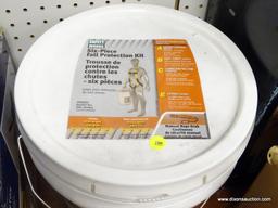 (R6) SAFETYWORKS FALL PROTECTION KIT; MODEL #10095901. WORKMAN FALL PROTECTION KIT, PORTABLE,
