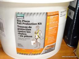 (R6) SAFETYWORKS FALL PROTECTION KIT; MODEL #10095901. WORKMAN FALL PROTECTION KIT, PORTABLE,
