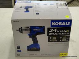 (R6) KOBALT 24-VOLT MAX 1/2-IN DRIVE VARIABLE BRUSHLESS CORDLESS IMPACT WRENCH; MODEL #0672825.