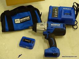 (R6) KOBALT 24-VOLT MAX 1/2-IN DRIVE VARIABLE BRUSHLESS CORDLESS IMPACT WRENCH; MODEL #0672825.