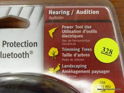 (R5) SAFETY WORKS BLUETOOTH HEADSET; BLUETOOTH HEARING PROTECTION WITH 20 STATION MEMORY, AM/FM/MP3