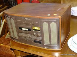 (R3) TEAC GF-330 COMPACT HI-FI STEREO SYSTEM; TEAC CD PLAYER, FM/AM RADIO, CASSETTE TAPE DECK,