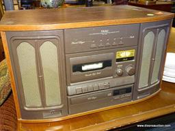 (R3) TEAC GF-330 COMPACT HI-FI STEREO SYSTEM; TEAC CD PLAYER, FM/AM RADIO, CASSETTE TAPE DECK,