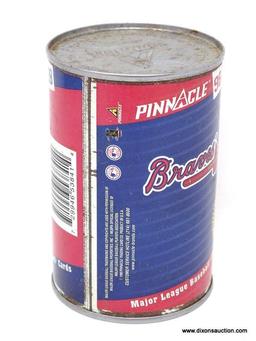 PINNACLE 98' BRAVES GREG MADDUX COLLECTIBLE CAN. HAS NOT BEEN OPENED. ITEM IS SOLD AS IS WHERE IS