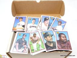 1989 BOWMAN SET OF BASEBALL CARDS. BOX APPEARS TO BE FULL. ITEM IS SOLD AS IS WHERE IS WITH NO