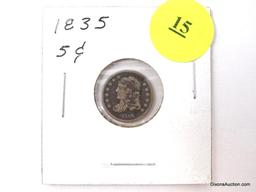 1835 Five Cents - Bust