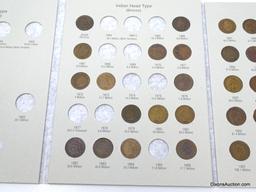 Indian Head Cent Book (38 coins) - Various Dates.