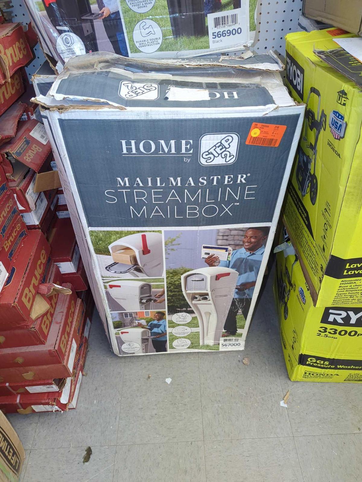 Step2 MailMaster StreamLine XL Mailbox in White Proxibid