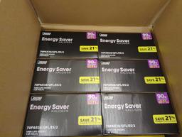 Lot of 2 - Including Feit Electric Halogen Bulbs 71w Standard Flood Bulbs 120 Volts (6) 2pks of