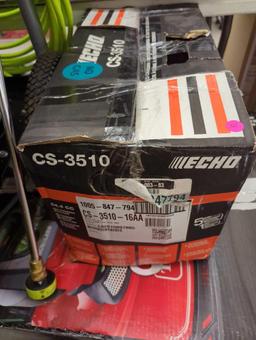 ECHO 16 in. 34.4 cc Gas 2-Stroke Engine Rear Handle Chainsaw Appears to be Used in the Box Retail