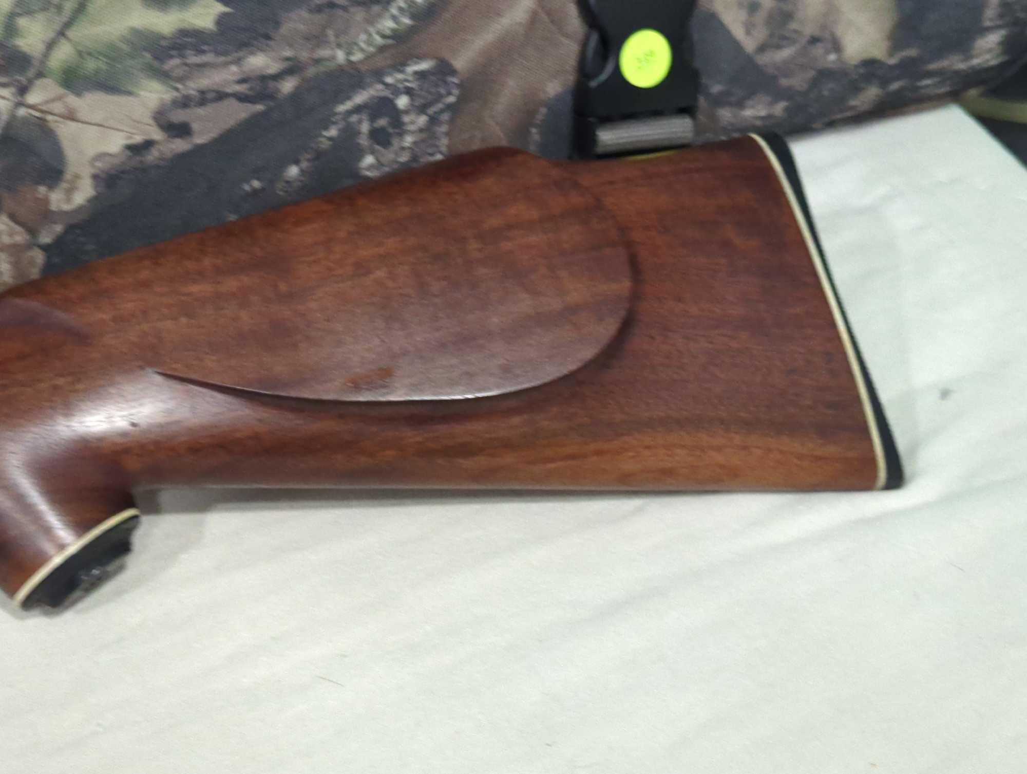 Mauser action 444 caliber Marlin bolt action with wooden stock. McCowen barrel. Williams peepsite.