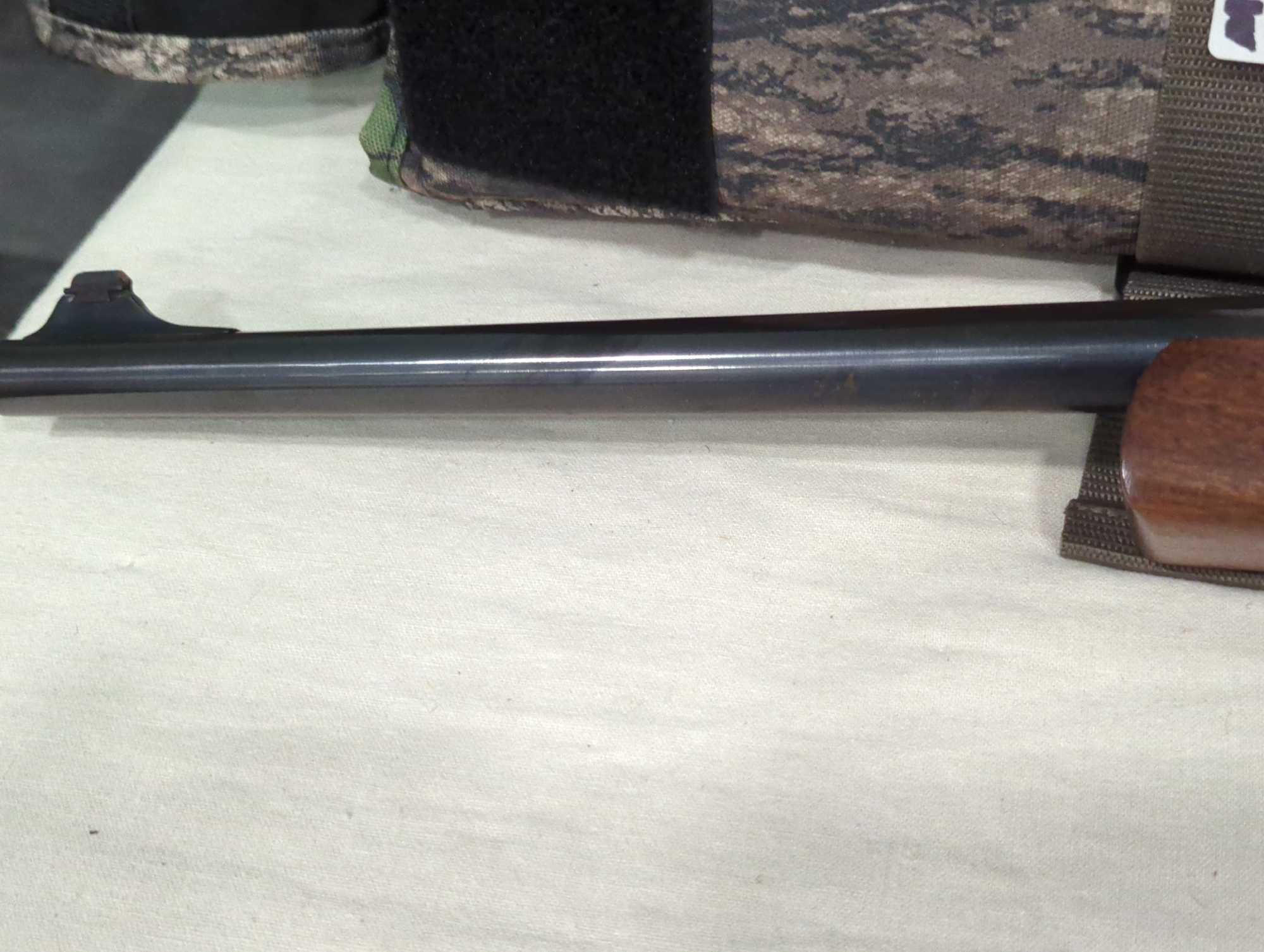 Mauser action 444 caliber Marlin bolt action with wooden stock. McCowen barrel. Williams peepsite.