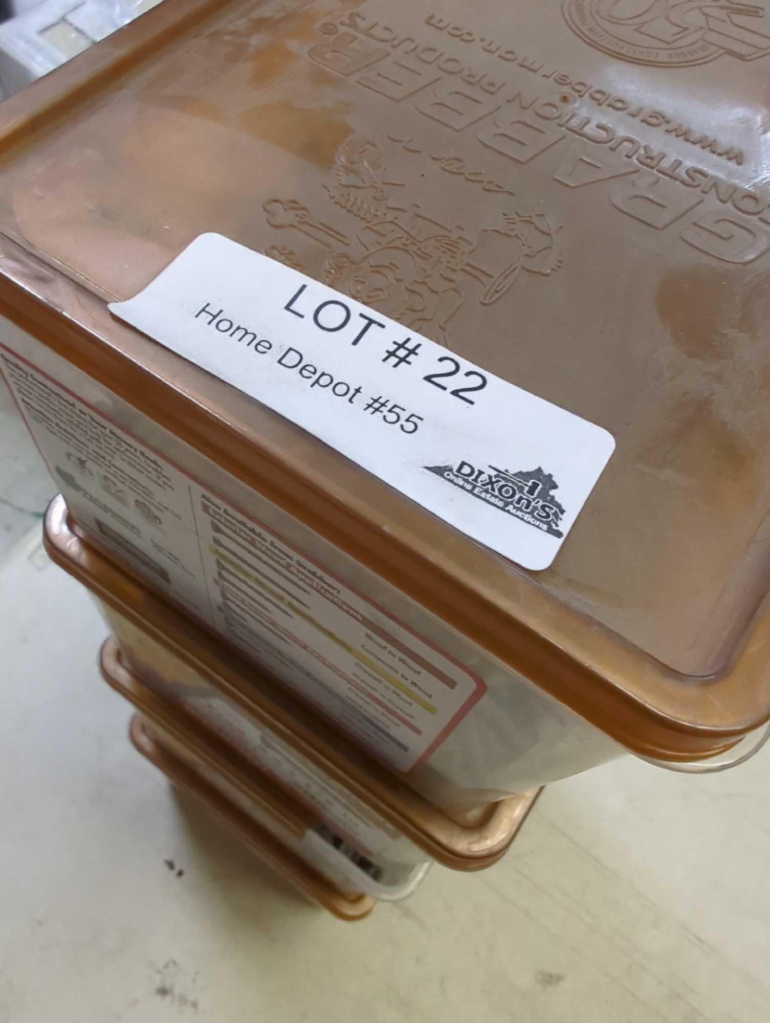 Lot of 4 Grabber #6 1-1/4 in. Philips Bugle-Head Wood Deck Screws. Comes in opened bins. All appear