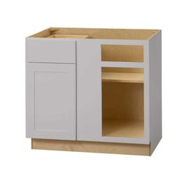 Hampton Bay Avondale 36 in. W x 24 in. D x 34.5 in. H Ready to Assemble Plywood Shaker Blind Corner