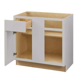 Hampton Bay Avondale 36 in. W x 24 in. D x 34.5 in. H Ready to Assemble Plywood Shaker Blind Corner