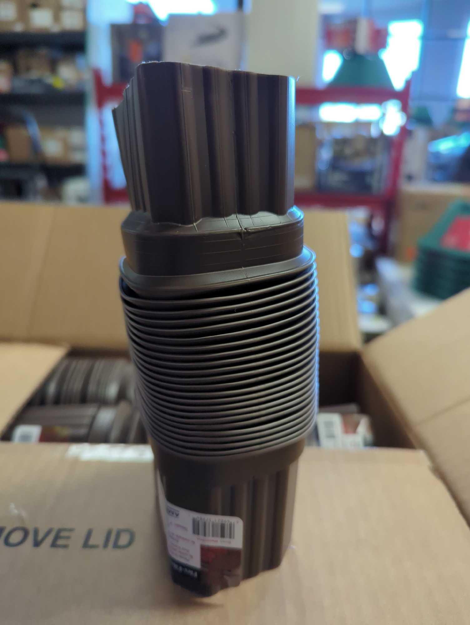 Box Lot Of 24 Amerimax Home Products Flex-Elbow 2 in. x 3 in. Brown Vinyl Downspout Elbow?, Appears