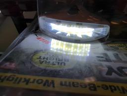 Lot of 2 HANDY BRITE Ultra-Bright Wide-Beam LED Flashlight, Appears to be New in Factory Packaging