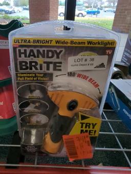 Lot of 2 HANDY BRITE Ultra-Bright Wide-Beam LED Flashlight, Appears to be New in Factory Packaging