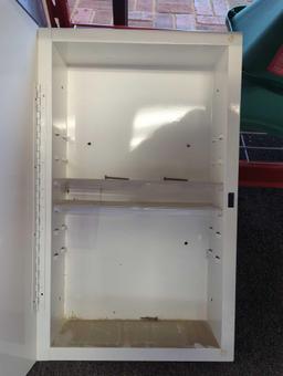 Glacier Bay?, Has Some Minor Chipping on corners, 16 in. W x 25.9 in. H Rectangular Steel Medicine