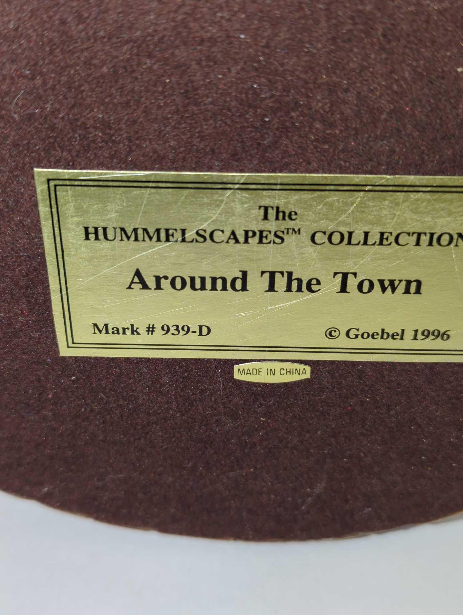 1996 Hummelscape Around The Town #939-D, Measure Approximately 7.5 Inches Tall. Retail Price Value