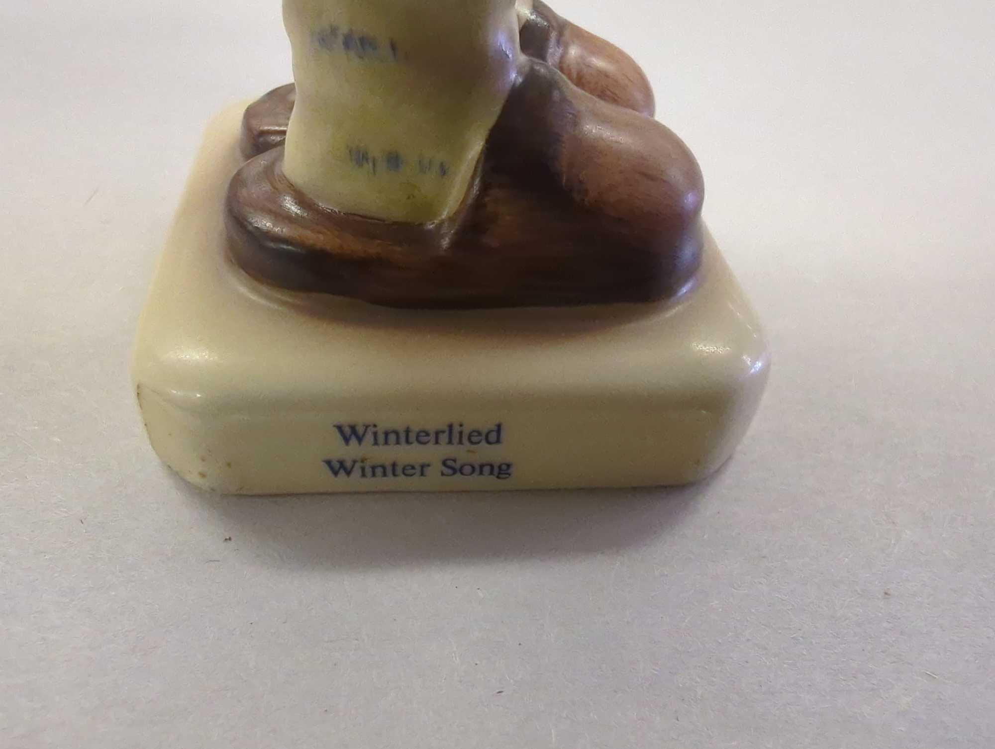 Hummel Figurine by Goebel, #476, "Winter Song", 4" H, Retail Price $141, Appears to be in Good
