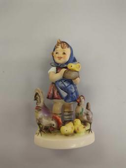 Hummel Figurine by Goebel, #199, "Feeding Time", 4.5" H, Retail Price $120, Appears to be in Good