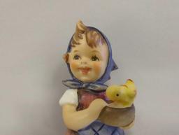 Hummel Figurine by Goebel, #199, "Feeding Time", 4.5" H, Retail Price $120, Appears to be in Good