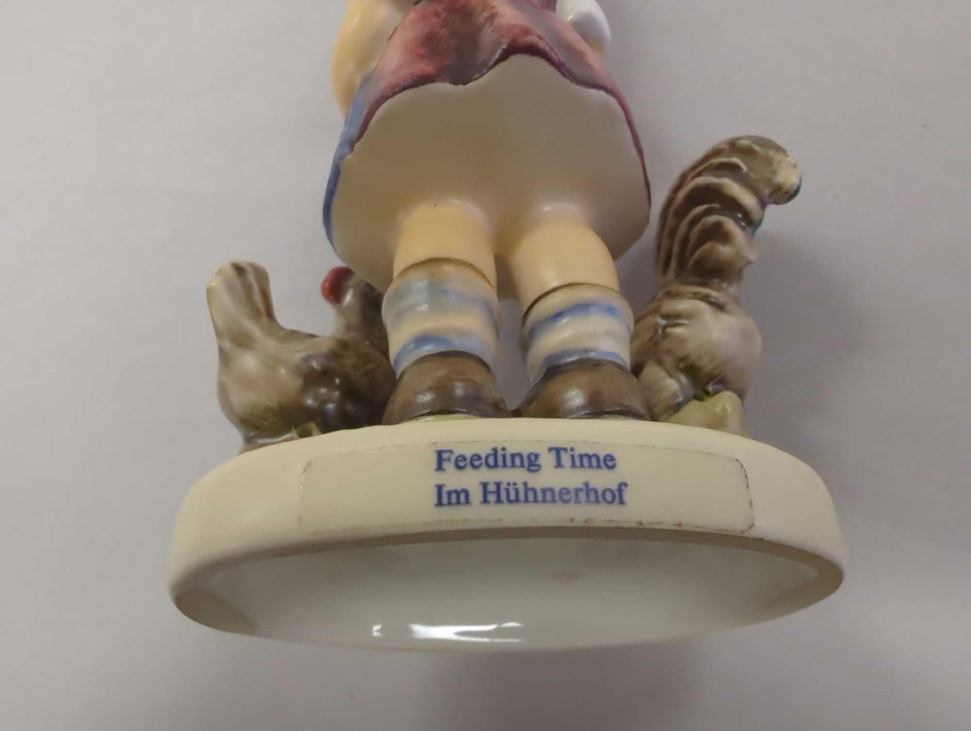 Hummel Figurine by Goebel, #199, "Feeding Time", 4.5" H, Retail Price $120, Appears to be in Good
