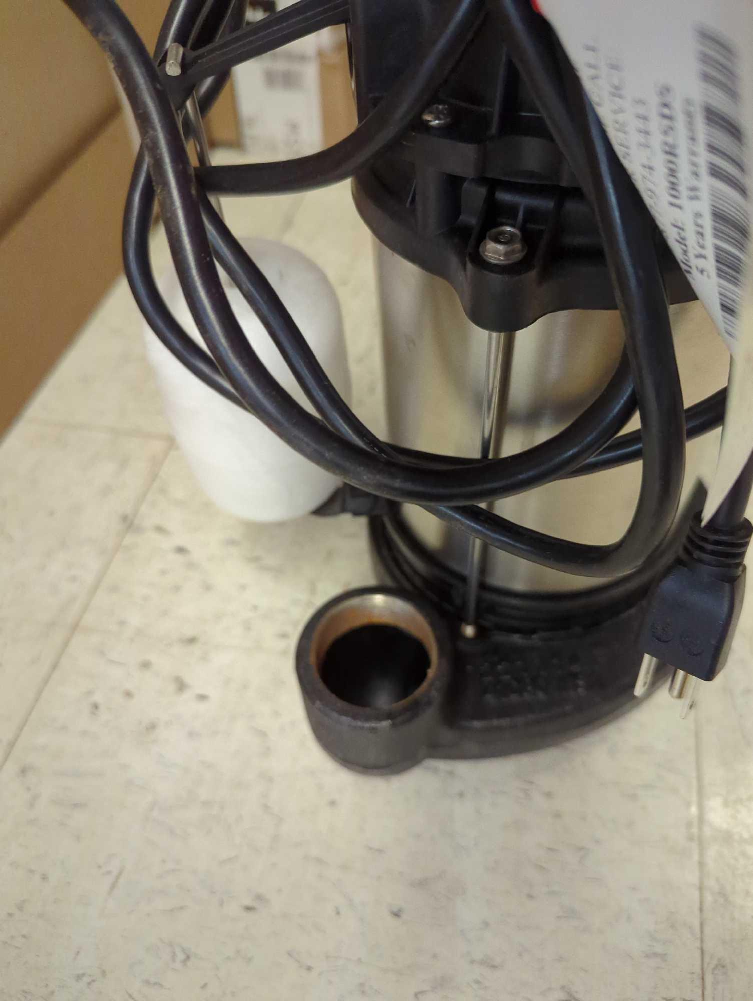 RIDGID 1 HP Stainless Steel Dual Suction Sump Proxibid