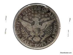 1910 S Half Dollar - Barber