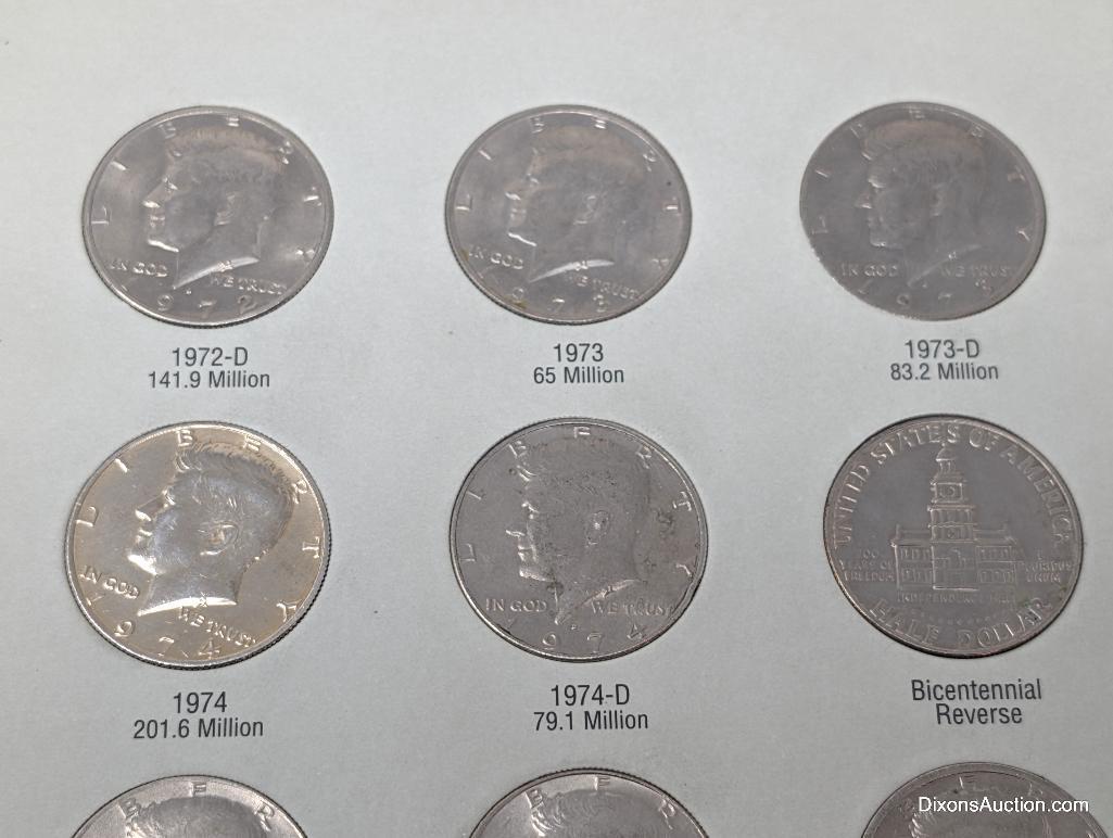 1964-1984 Half Dollar - Kennedy Half Dollar Album (36 coins)