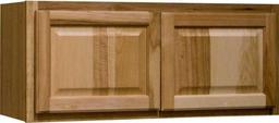 Hampton Bay Hampton 36 in. W x 12 in. D x 12 in. H Assembled Wall Bridge Kitchen Cabinet in Natural