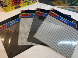 Lego Lot: 300 piece classic set. Make-it blocks base plates. 579 piece Hidden Side Shrimp Shack