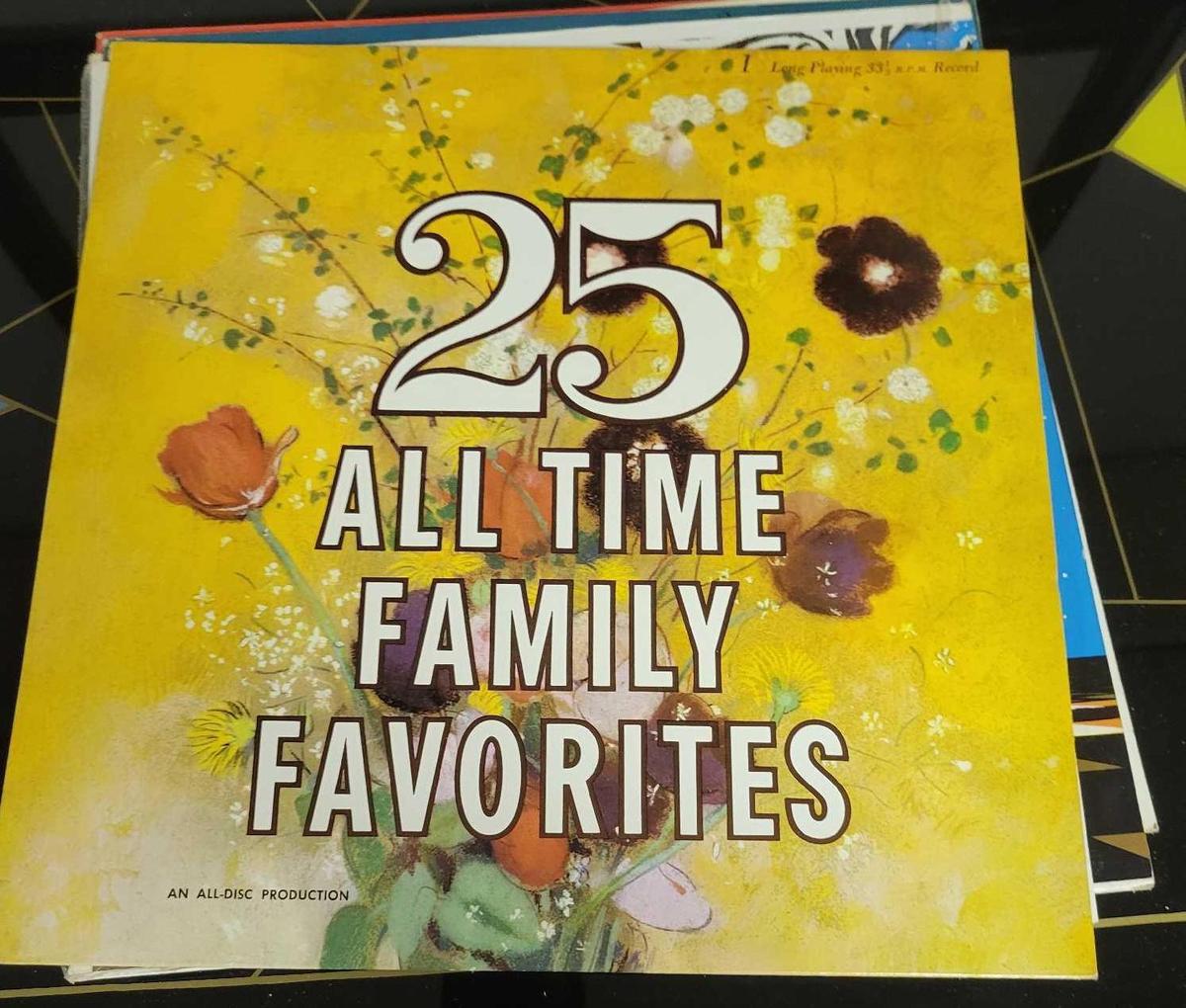 25 All Time Family Favorites Record $1 STS