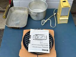 Cooking Lot- Aluminum Pots and Ice crusher & more.....