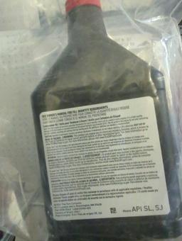 Toro 18 oz. 4-Cycle Premium Engine Oil, Appears to be New Retail Price Value $10, Sold Where Is As