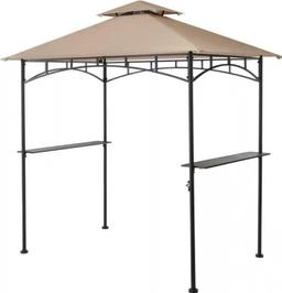 Hampton Bay Heathermoore Outdoor Patio 8 ft. x 5 ft. Grill Gazebo, Dimensions - 99" H x 96" W x 60"