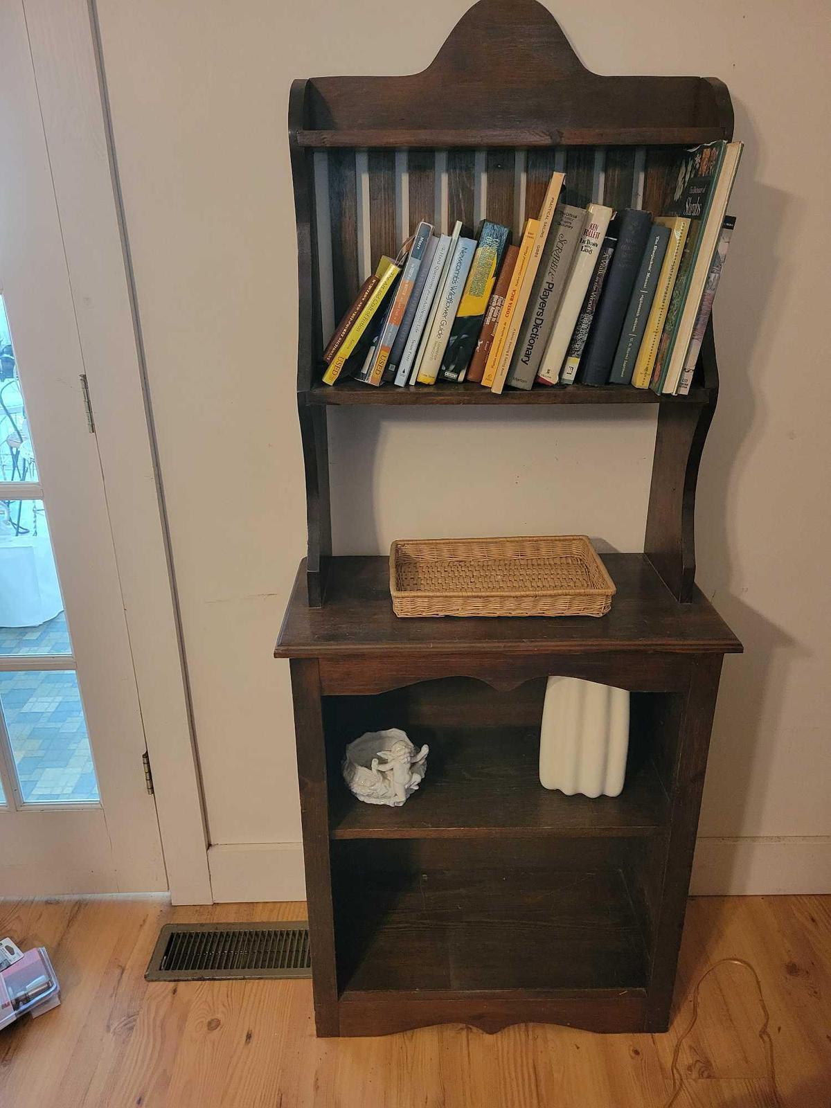 Antique Wooden Bookshelf $35 STS