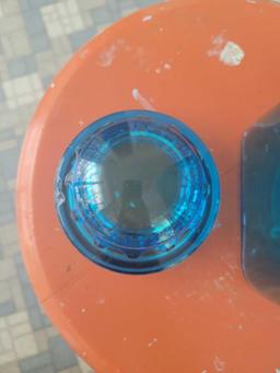 Blue Glass Jar $1 STS