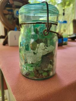 Jar with Marbles $1 STS