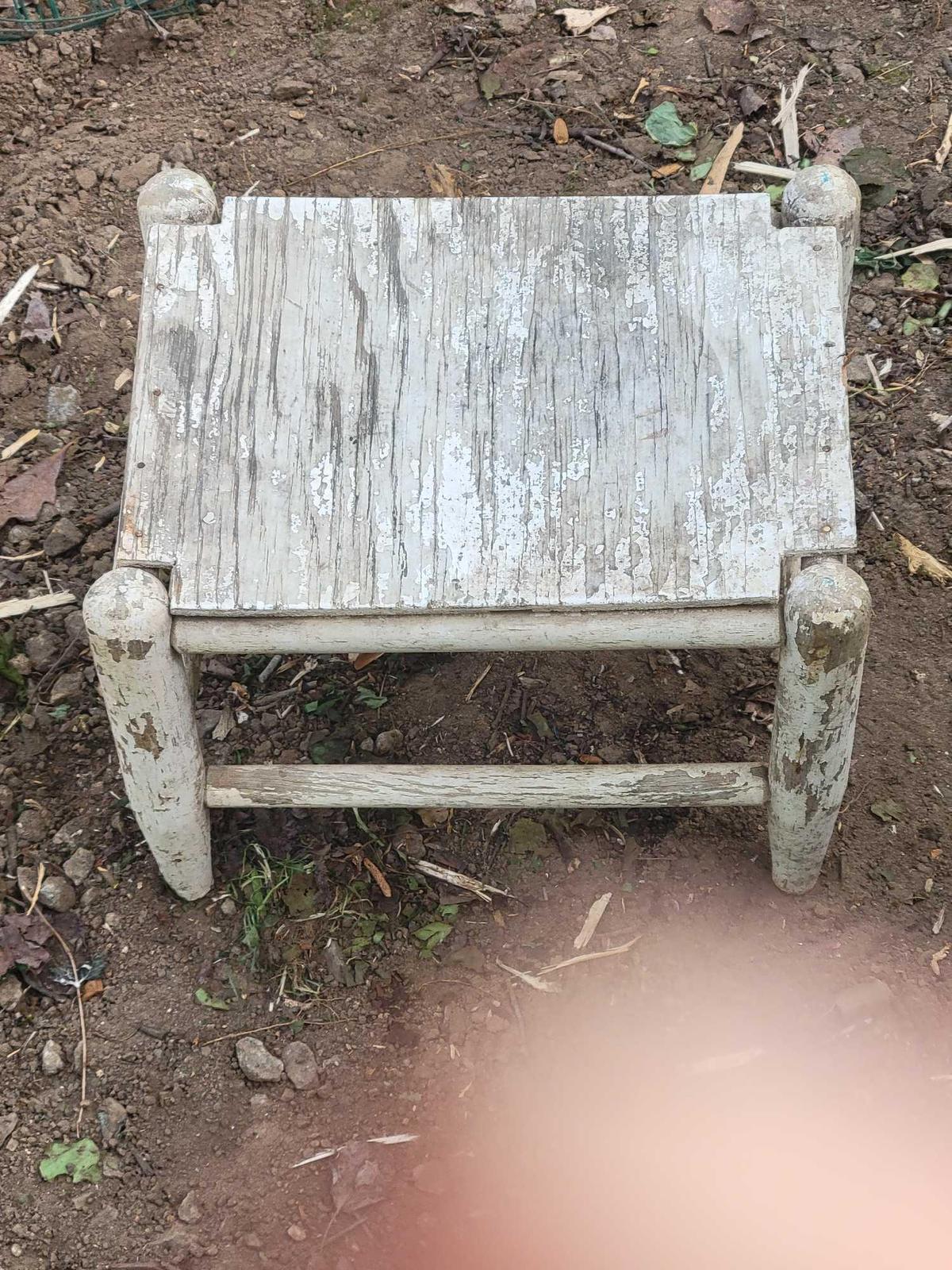 Antique Stepping Stool $1 STS