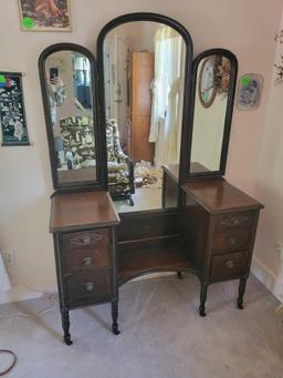 Vintage Wooden Vanity $25 STS