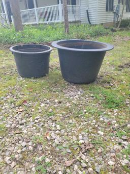 Plastic Flower Pots $1 STS