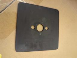 VIGO Olus Single Handle Wall Mount Bathroom Faucet in Matte Black, Retail Price $140, Appears to be