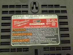 Milwaukee M12 12-Volt Lithium-Ion Battery Charger, Appears to be New Out of the Box Retail Price