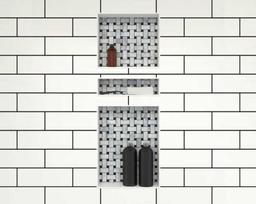 (Comes in 3 Separate Boxes) Tile Redi Redi Niche 16 in. x 40 in. Triple Shower Niche Set in Black ,